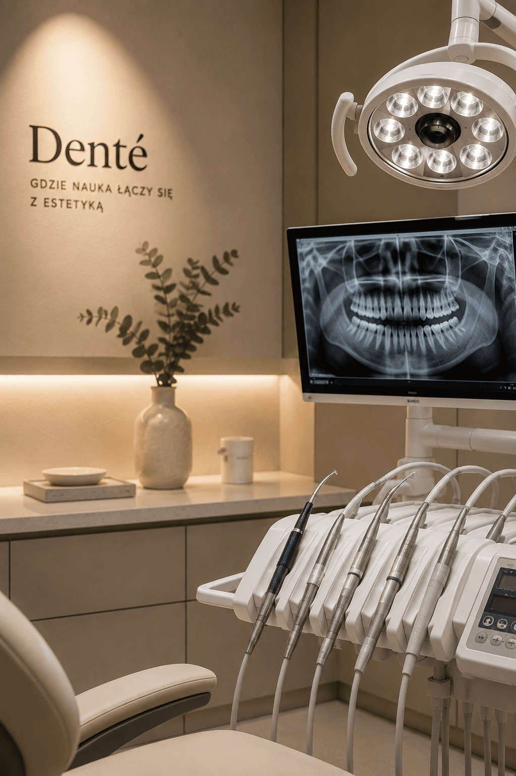 Klinika Denté — wnętrza i uśmiechy pacjentów